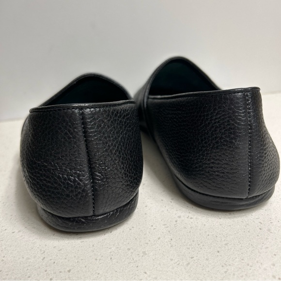 L B Evans Black Leather Men's Loafers Slippers 11 - Picture 6 of 8